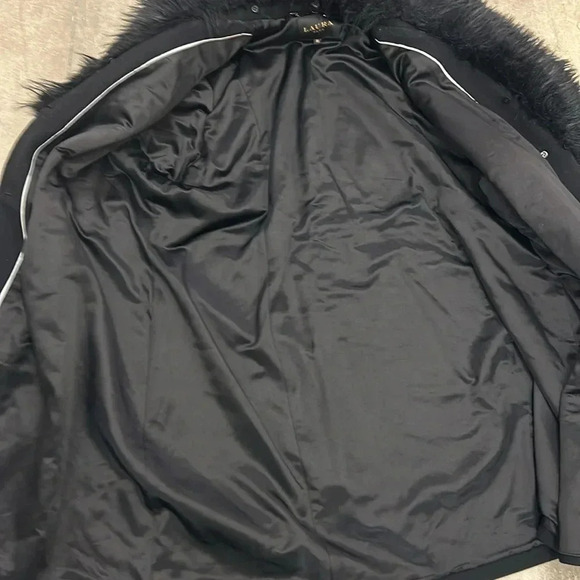 Laura  plus wool blend pea coat - Picture 6 of 8